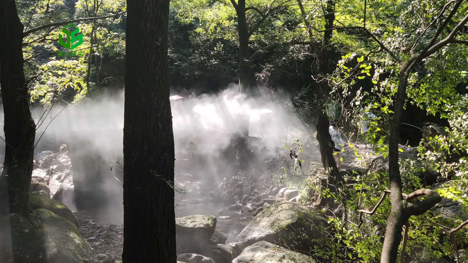 新疆人造雾雾森系统喷雾造景打造沉浸式网红景观