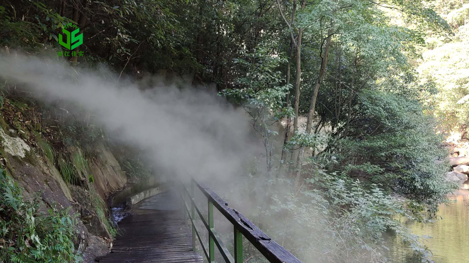 新疆人造雾喷雾造景雾森系统打造舒适景观空间