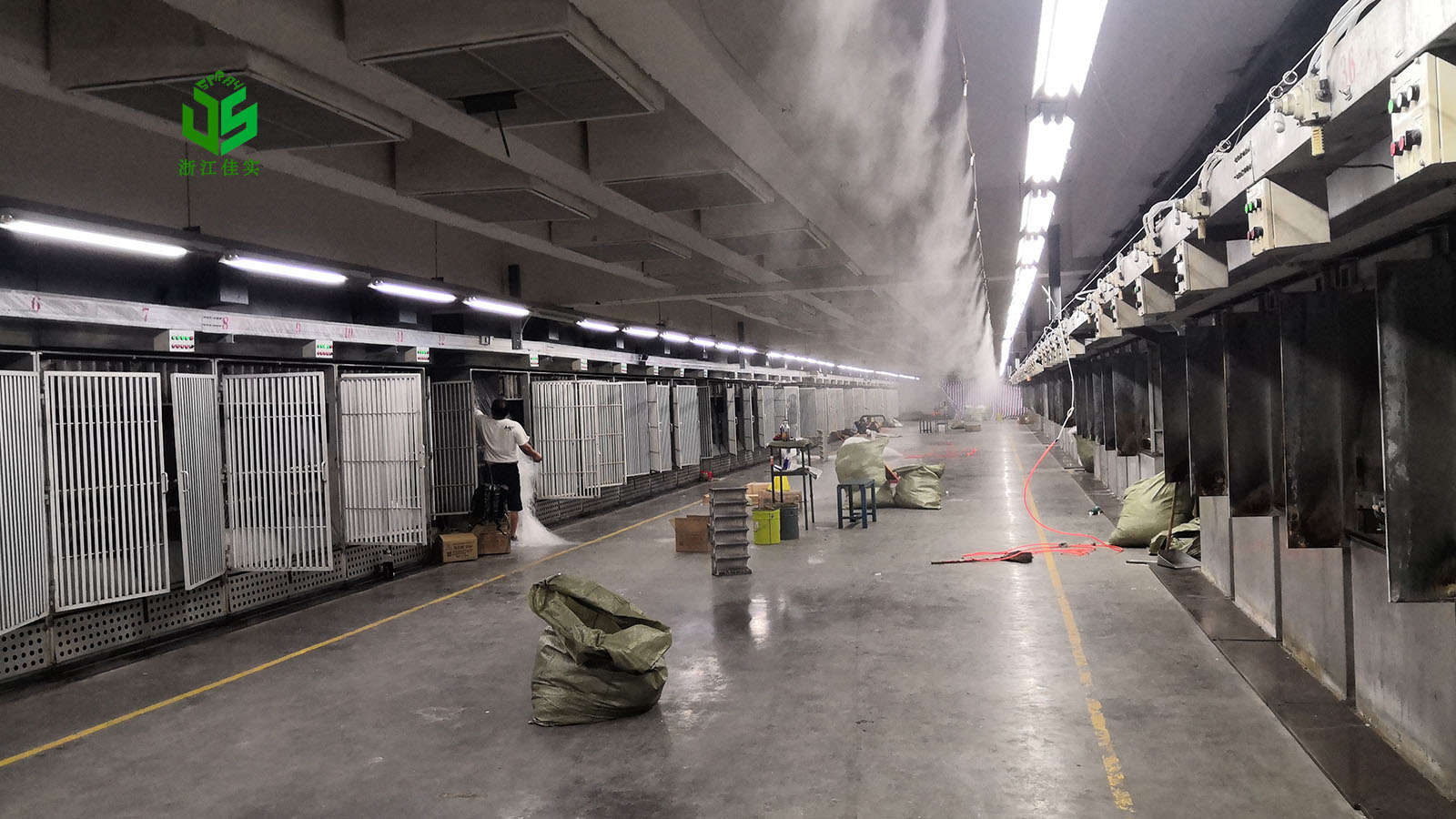 新疆工厂降尘降温专用高压喷雾设备