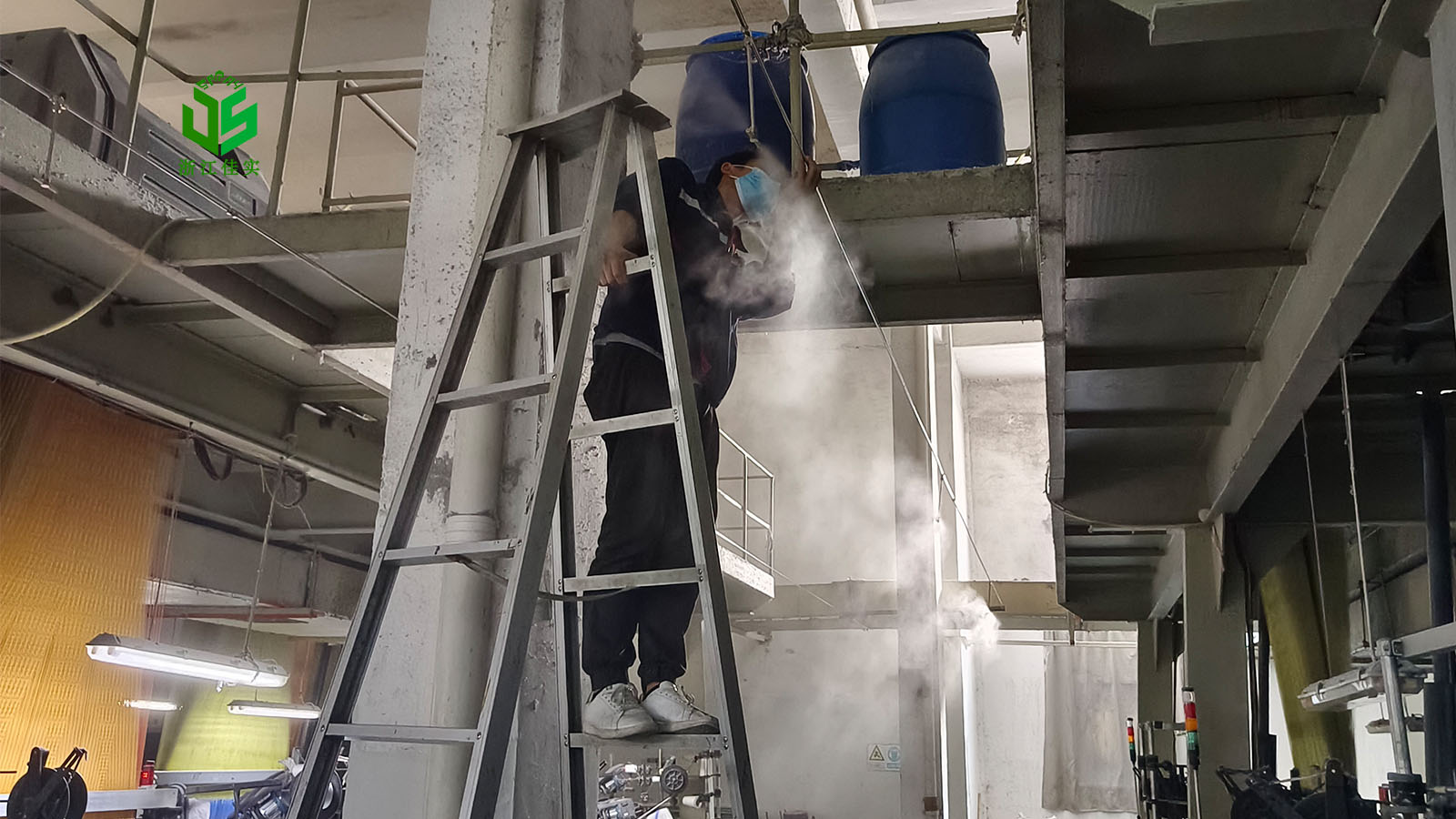 新疆厂房降温降尘用高压喷雾设备